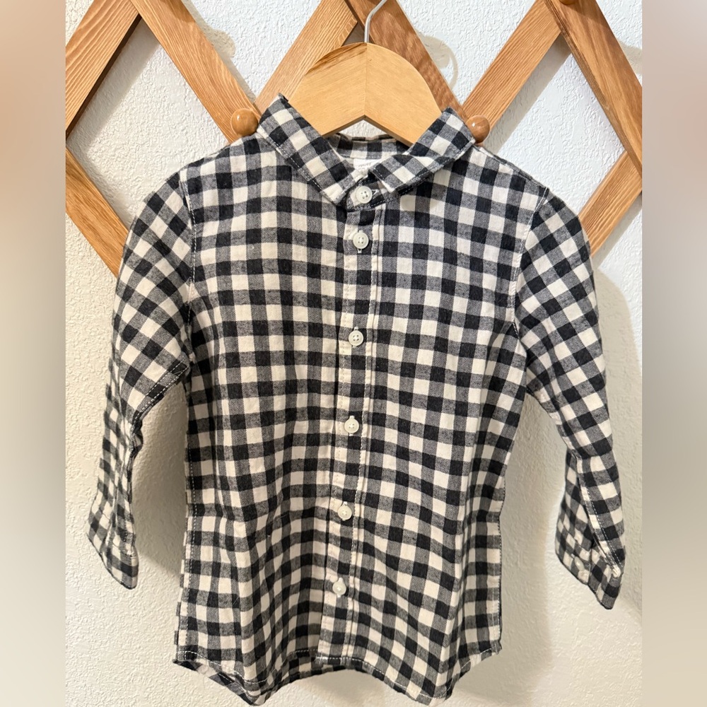 H&M Kids Plaid Button-Down Shirt